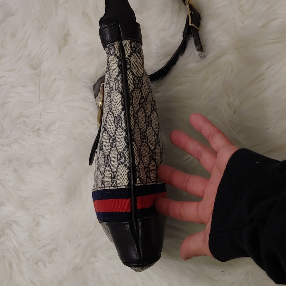 Authentic Vintage Gucci GG Monogram Supreme Web Blondie Britt Ophidia Bucket - Picture 7 of 11